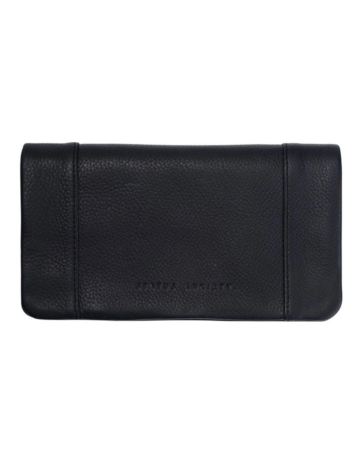 Status Anxiety Some Type Of Love Black Leather Wallet 3 Status Anxiety Some Type Of Love Black Leather Wallet