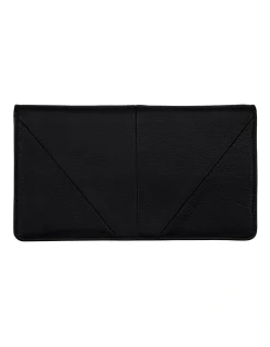 Status Anxiety Triple Threat Black Leather Bifold Wallet SA1401