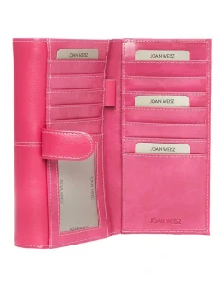 Joan Weisz Dakota Pink Flap Over Wallet JWF044 -Mocha shop 624030310 3 720x928