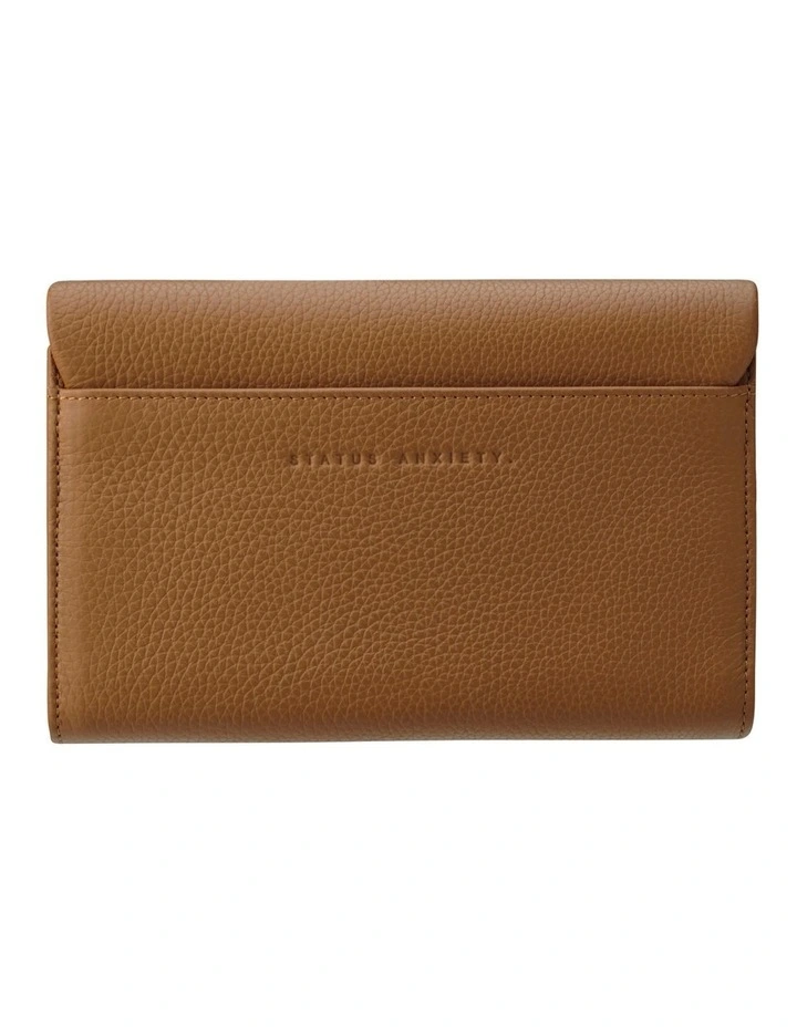Status Anxiety Remnant Tan Flap Over Wallet SA1472 4 Status Anxiety Remnant Tan Flap Over Wallet SA1472 - Image 2