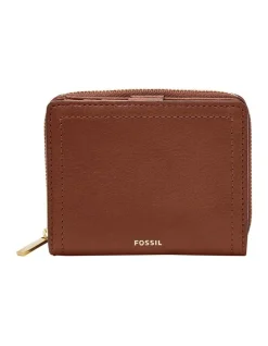 Fossil Logan Mini Brown Multifunction Wallet
