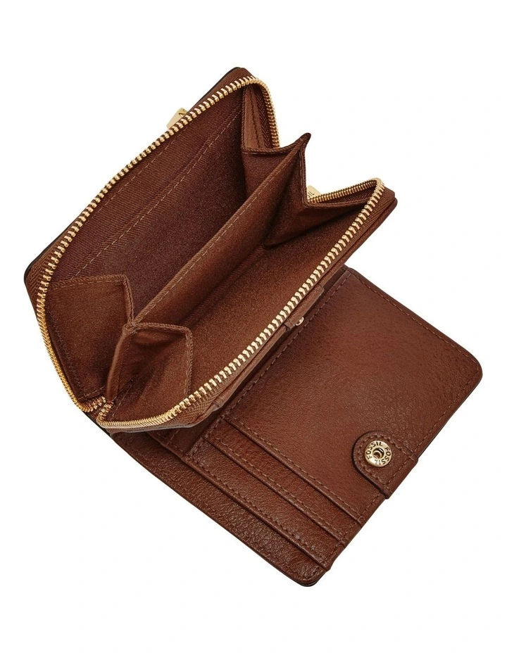 Fossil Logan Mini Brown Multifunction Wallet 4 Fossil Logan Mini Brown Multifunction Wallet - Image 2