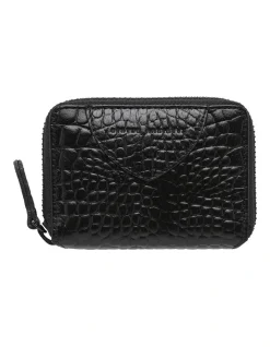 Status Anxiety Wayward Black Zip Around Wallet SA1716
