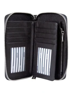 Mocha Small Chevron Leather Wallet Black/Silver 9 Mocha Small Chevron Leather Wallet Black/Silver -Mocha shop 774121870 4 720x928