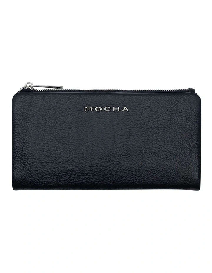 Mocha Judy Leather Wallet Black 3 Mocha Judy Leather Wallet Black