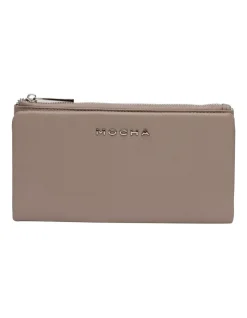 Mocha Judy Taupe Leather Wallet