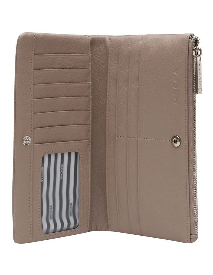 Mocha Judy Taupe Leather Wallet 4 Mocha Judy Taupe Leather Wallet - Image 2