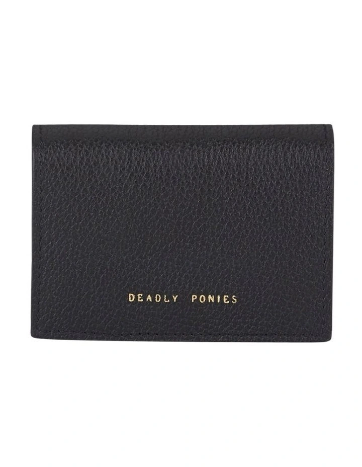 Deadly Ponies Flip N Snap Wallet In Black 3 Deadly Ponies Flip N Snap Wallet In Black