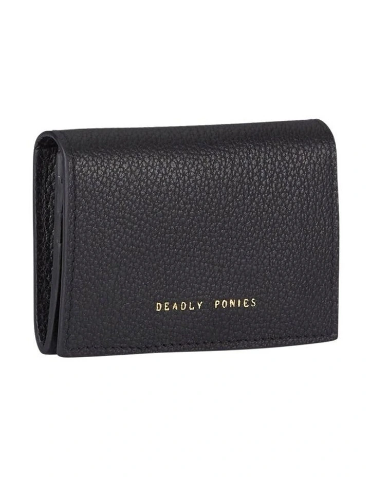 Deadly Ponies Flip N Snap Wallet In Black 4 Deadly Ponies Flip N Snap Wallet In Black - Image 2