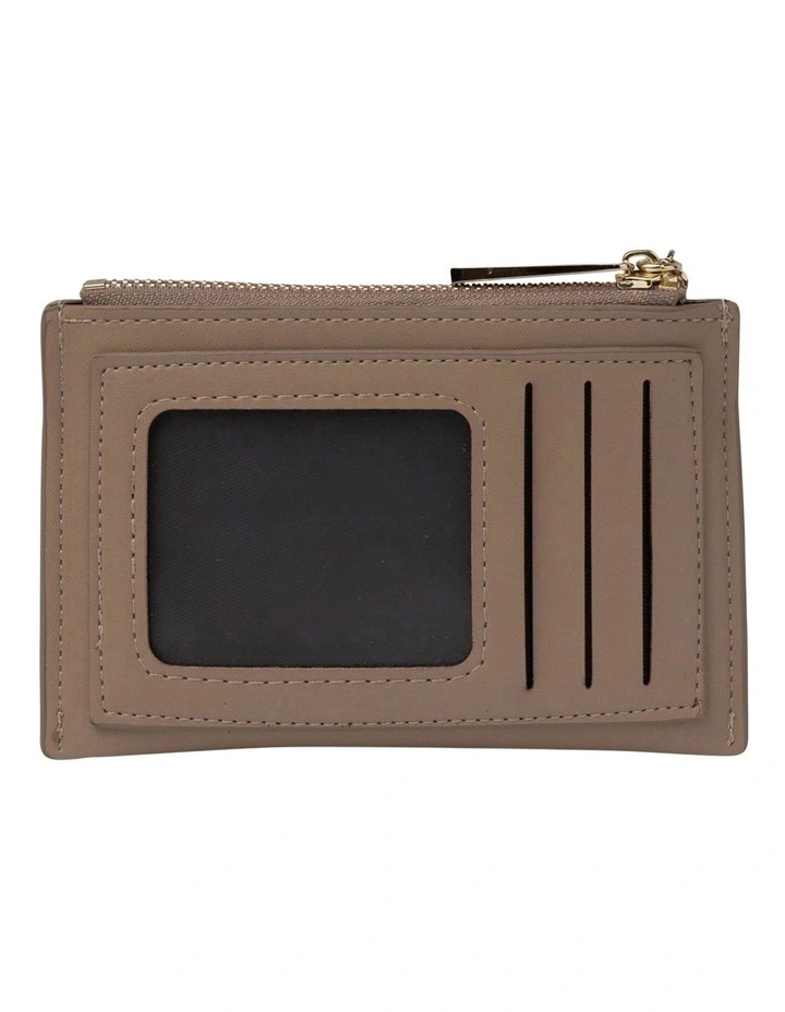 Mocha Lina Coin Card Holder In Beige 4 Mocha Lina Coin Card Holder In Beige - Image 2