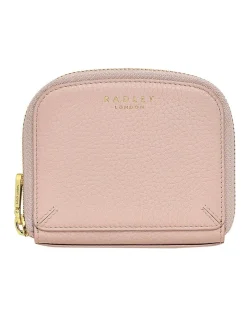 Radley Dukes Place Medium Zip Around Purse In Pink