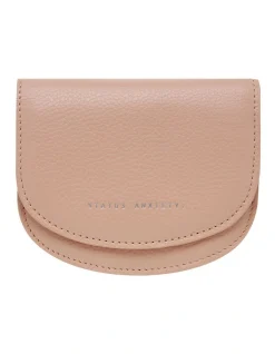 Status Anxiety Us For Now Coin Purse In Dusty Pink
