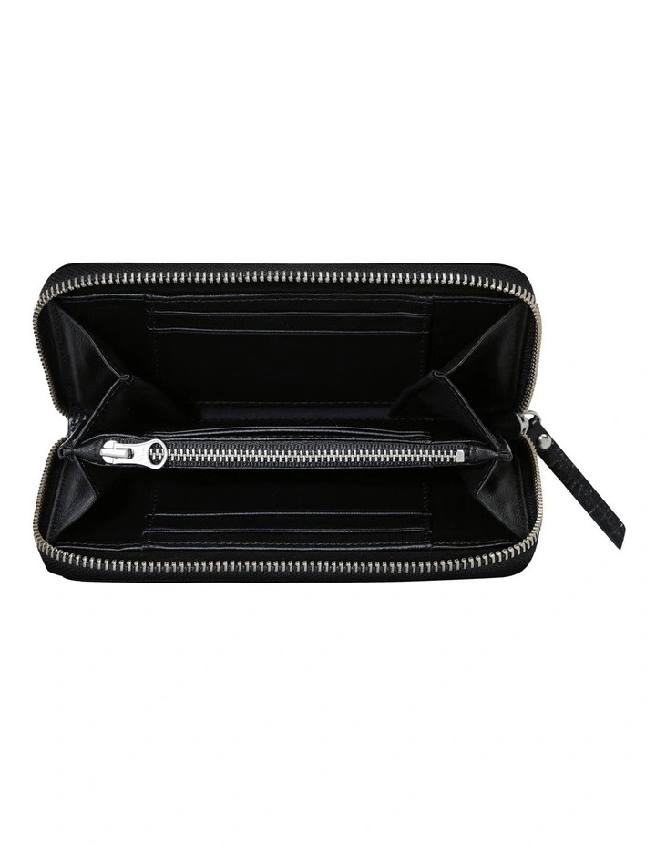 Status Anxiety Yet To Come Zip Around Wallet In Black 5 Status Anxiety Yet To Come Zip Around Wallet In Black - Image 3