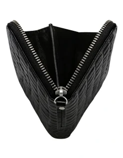 Status Anxiety Yet To Come Zip Around Wallet In Black 9 Status Anxiety Yet To Come Zip Around Wallet In Black -Mocha shop 943339420 4 720x928