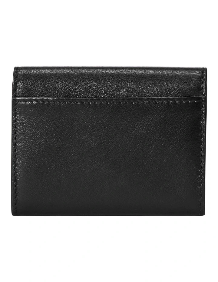 Polo Ralph Lauren Polo ID Leather Fold-Over Card Case In Black 4 Polo Ralph Lauren Polo ID Leather Fold-Over Card Case In Black - Image 2