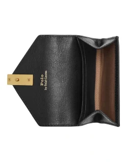 Polo Ralph Lauren Polo ID Leather Fold-Over Card Case In Black 7 Polo Ralph Lauren Polo ID Leather Fold-Over Card Case In Black -Mocha shop 945002890 3 720x928