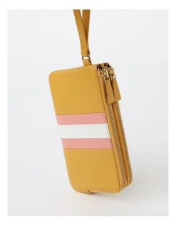 Marcs Whitney Leather Flapover Wallet In Yellow -Mocha shop 948446560 5 720x928