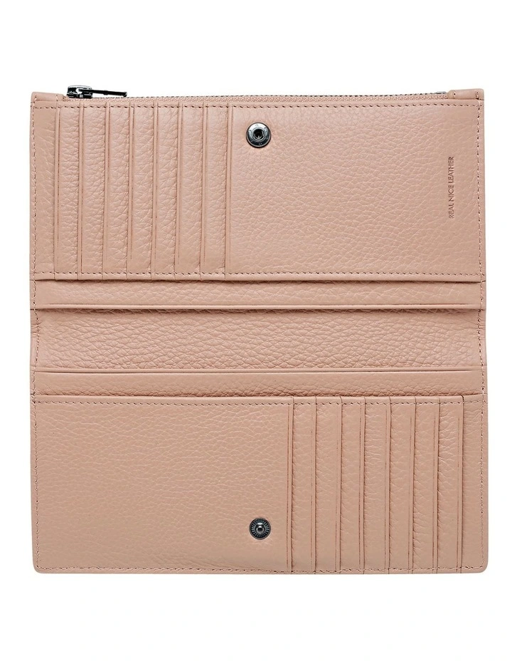 Status Anxiety Old Flame Zip Around Wallet In Dusty Pink 5 Status Anxiety Old Flame Zip Around Wallet In Dusty Pink - Image 3