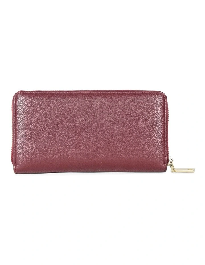 Emerge Woman Eva Vegan Wallet In Wine 4 Emerge Woman Eva Vegan Wallet In Wine - Image 2