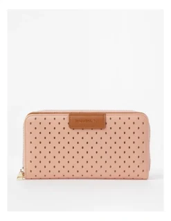 Marcs La Paz Zip Top Wallet In Blush
