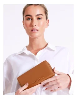 Marcs Dubrovnik Zip Top Wallet In Tan -Mocha shop 965030860 4 1 720x928