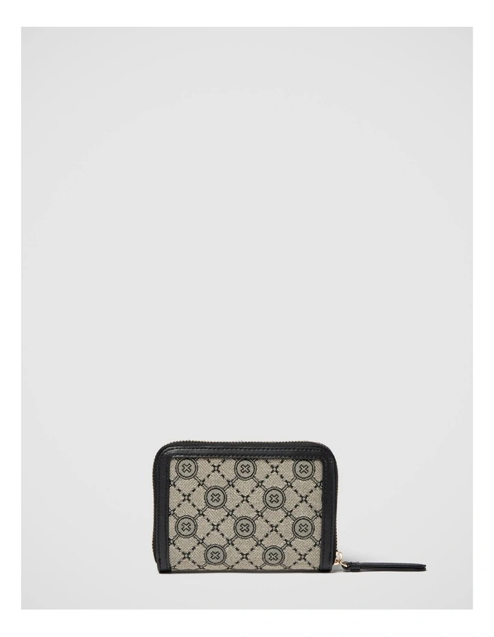 Mimco Mim-gram Medium Wallet In Black Light Gold 6 Mimco Mim-gram Medium Wallet In Black Light Gold - Image 4