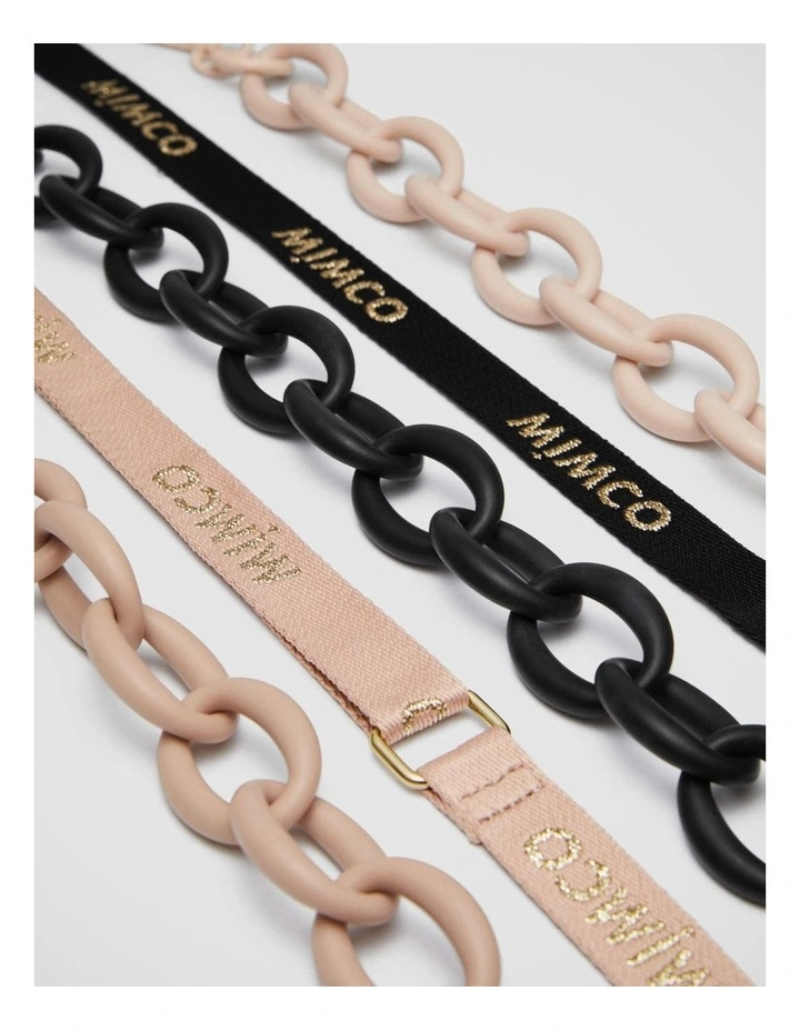 Mimco Tech Webbing Bag Strap In Black Gold 5 Mimco Tech Webbing Bag Strap In Black Gold - Image 3