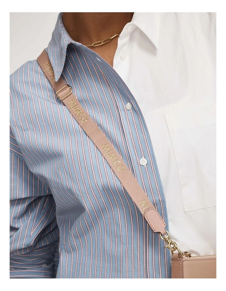 Mimco Tech Webbing Bag Strap In Almond 4 Mimco Tech Webbing Bag Strap In Almond - Image 2