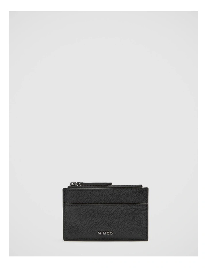 Mimco Classico Duo Card Wallet In Black Gunmetal 3 Mimco Classico Duo Card Wallet In Black Gunmetal