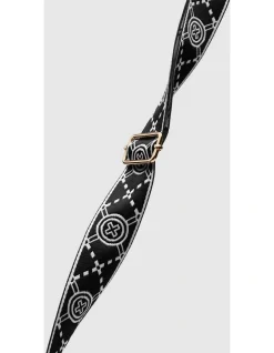 Mimco Mim-gram Webbing Bag Strap In Black Light Gold 11 Mimco Mim-gram Webbing Bag Strap In Black Light Gold -Mocha shop 982424890 5 720x928