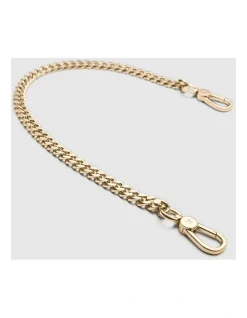 Mimco Link Chain Shoulder Bag Strap In Light Gold