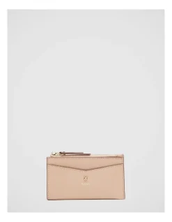 Mimco D-vine Slim Wallet In Almond