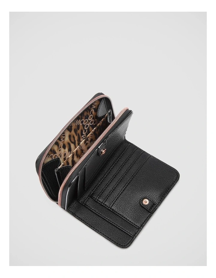 Mimco Serenity Medium Wallet In Black Rose Gold 4 Mimco Serenity Medium Wallet In Black Rose Gold - Image 2