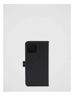 Mimco Hendrix Flip Case For Iphone 12 Pro Max In Black Rose Gold -Mocha shop 982429030 4 720x928