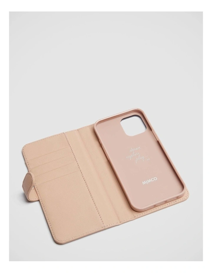 Mimco Hendrix Flip Case For Iphone 12 Pro Max In Almond 4 Mimco Hendrix Flip Case For Iphone 12 Pro Max In Almond - Image 2