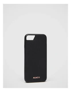 Mimco Morph Phone Case For Iphone Se-8-7-6s-6 In Black Rose Gold