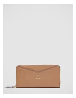 Mimco D-vine Large Wallet In Caramel