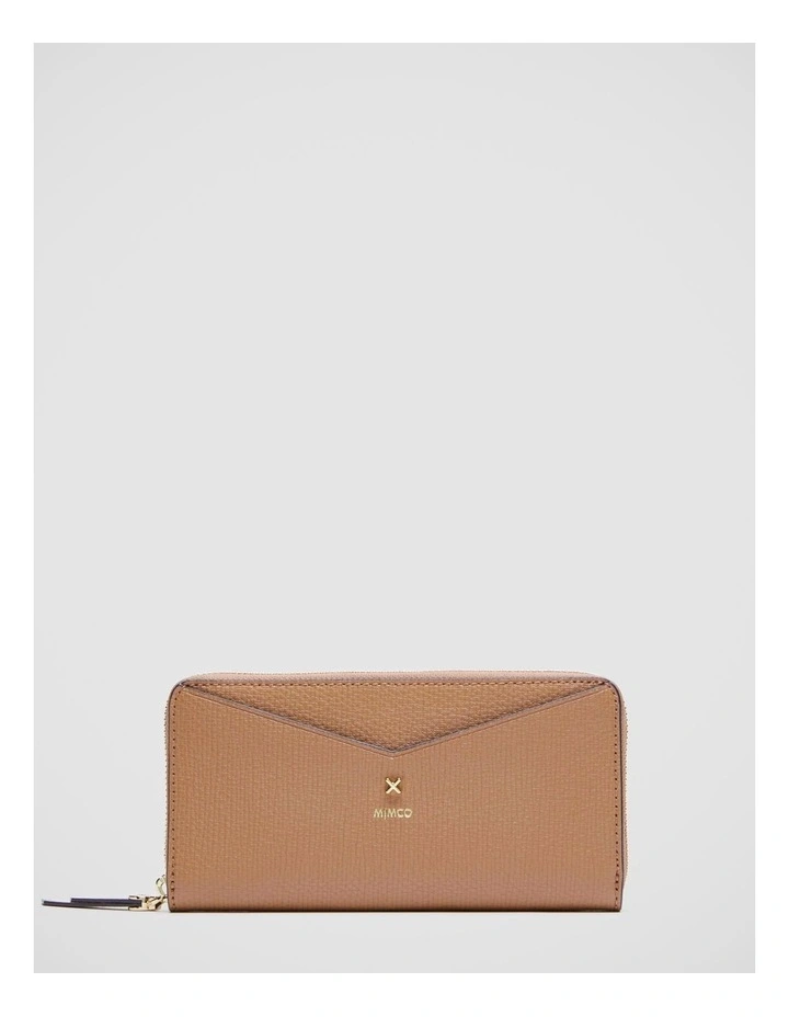 Mimco D-vine Large Wallet In Caramel 3 Mimco D-vine Large Wallet In Caramel
