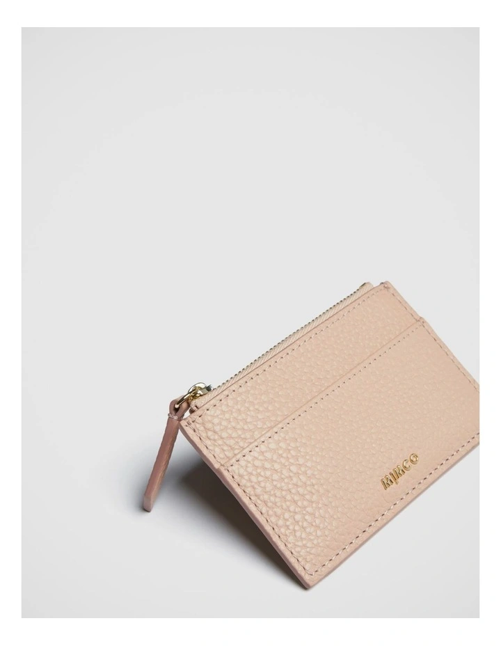 Mimco Classico Duo Card Wallet In Almond 3 Mimco Classico Duo Card Wallet In Almond