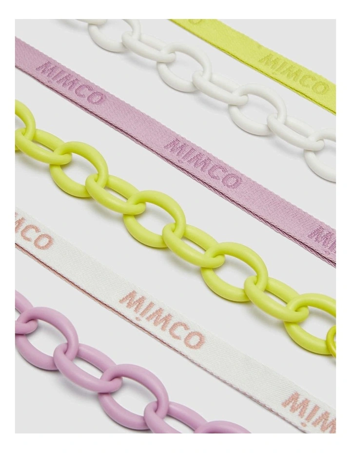 Mimco Tech Webbing Bag Strap In White 5 Mimco Tech Webbing Bag Strap In White - Image 3
