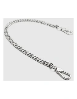 Mimco Link Chain Shoulder Bag Strap In Silver
