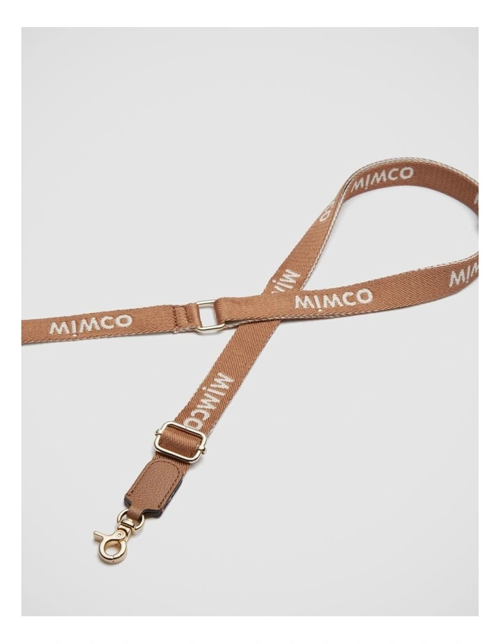 Mimco Tech Webbing Bag Strap In Caramel 3 Mimco Tech Webbing Bag Strap In Caramel