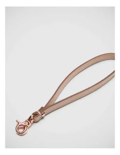 Mimco Link Wrist Strap In Almond