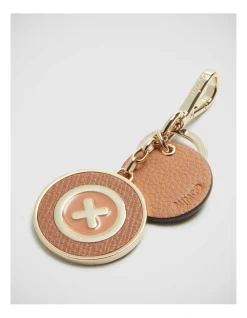Mimco D-vine Keyring In Caramel