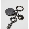 Mimco Key To Mim Heart Keyring In Black Gunmetal -Mocha shop 992638630 1 720x928