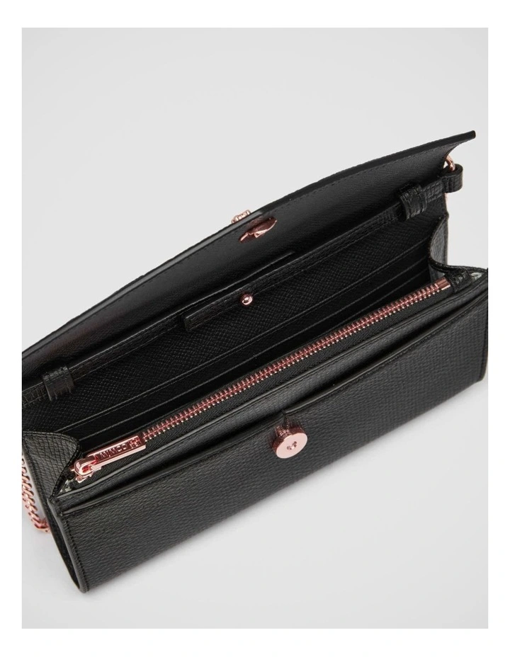 Mimco D-vine Wallet Crossbody Bag In Black Rose Gold 9 Mimco D-vine Wallet Crossbody Bag In Black Rose Gold - Image 7