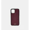 Mimco Mim-gram Phone Case For Iphone 12-12 Pro In Rich Berry -Mocha shop 992646190 1 720x928