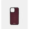 Mimco Mim-gram Phone Case For Iphone 13 Pro Max In Rich Berry