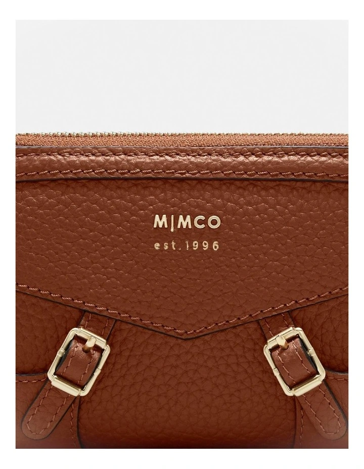 Mimco Zeppelin Wallet In Cognac 5 Mimco Zeppelin Wallet In Cognac - Image 3