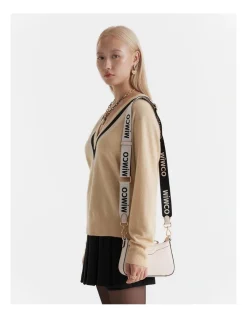 Mimco Webbing Bag Strap In Pearl 7 Mimco Webbing Bag Strap In Pearl -Mocha shop 992648710 3 720x928